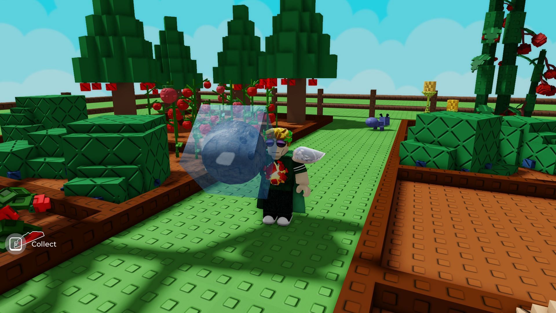 This is what a fruit with the Frozen Mutation looks like (Image via Roblox)
